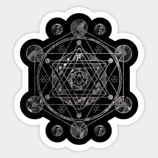 Mystical Sacred Geometry Ornament Sticker